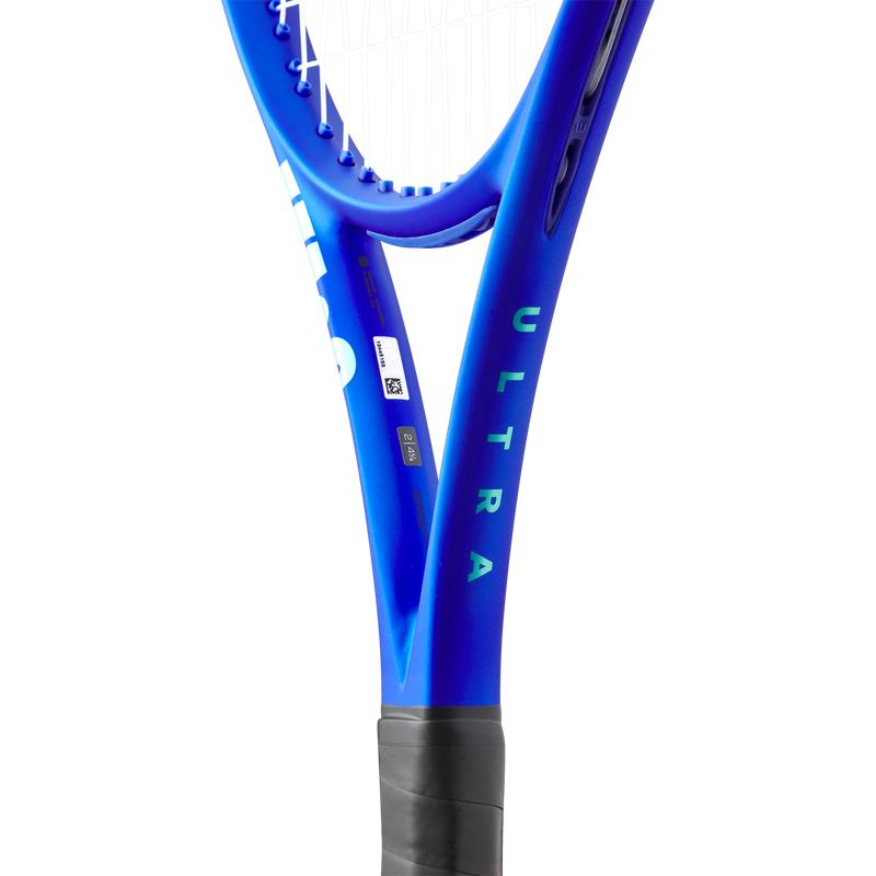 Wilson ULTRA 100 V5 2025 グリップ2 Wilson Ultra 100 v5 Tennis Racket 2025 (Electric Indigo