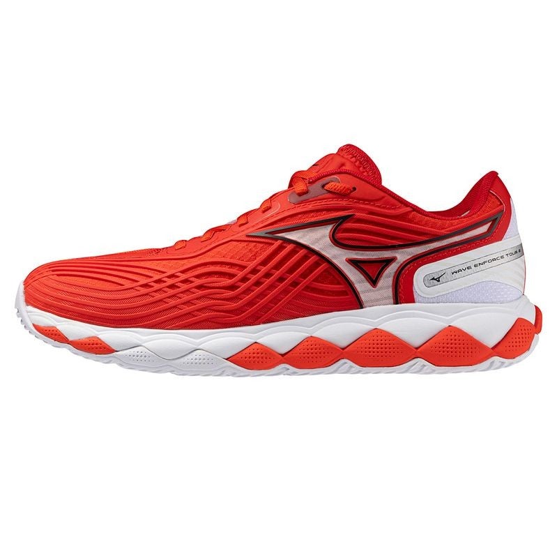 Mizuno Wave Enforce Tour 2 AC Men's Tennis Shoe Red | Racketman